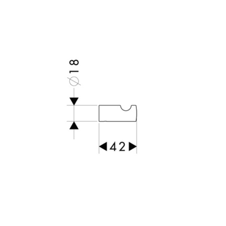 Крючок Hansgrohe Logis 40511820