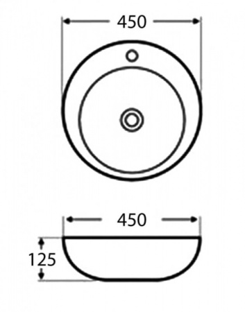 Раковина накладная BelBagno BB3096