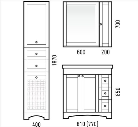 Пенал Corozo Техас 40 SD-00000340
