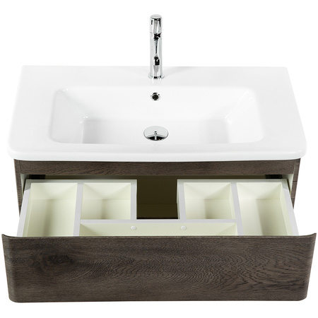 База под раковину BelBagno ALBANO-CER-800-2C-SO-RNG подвесная Robere Nature Grigio