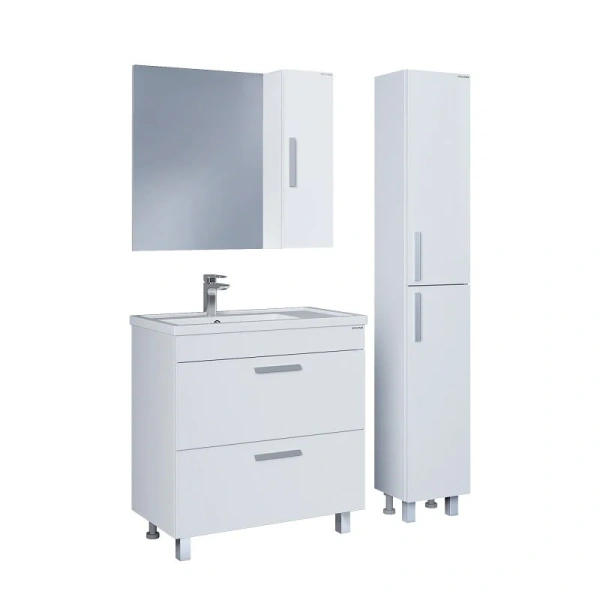 Пенал напольный Grossman НЕО  303042 белый