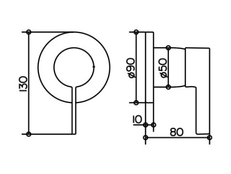 Смеситель для душа Keuco Ixmo 59551019501