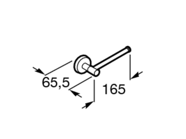 Держатель  туалетной бумаги Roca Twin 816712001