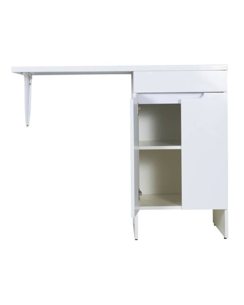 Тумба напольная с правой раковиной 110 см под стиральную машину Orange Sistema STD-110TUW+RAR белый