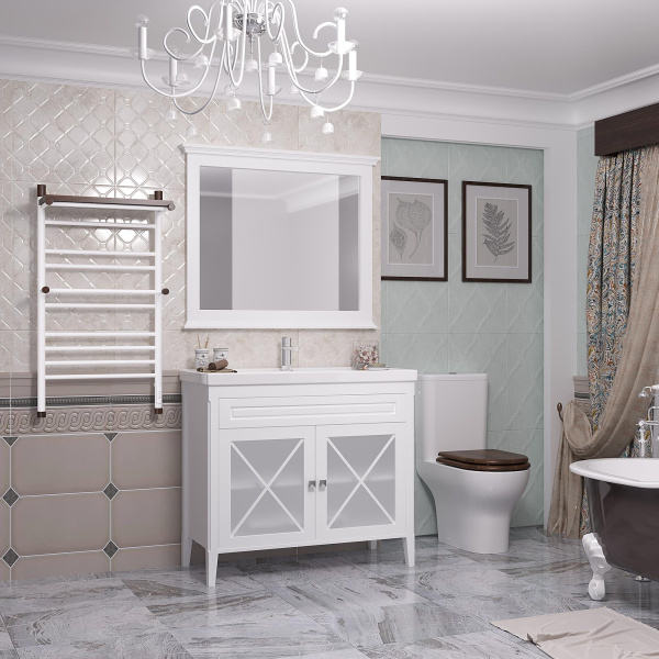 Унитаз-компакт безободковыйOpadiris Палермо OS24722A сиденье антикварный орех