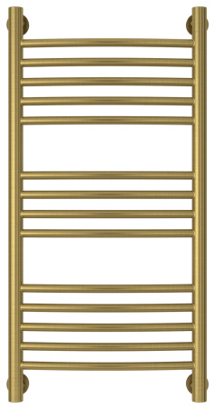 Полотенцесушитель Водяной Выгнутая Сунержа Богема + (80х40) Состаренная Латунь 051-0221-8040