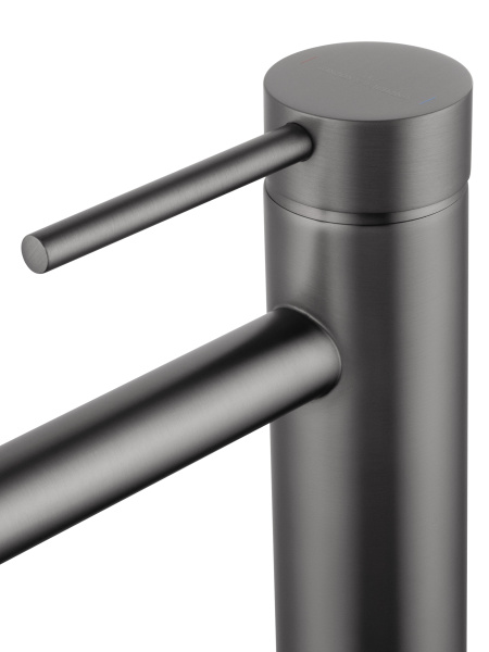 Смеситель для раковины высокий WONZON & WOGHAND STICK, темный графит WW-88239017-BGM