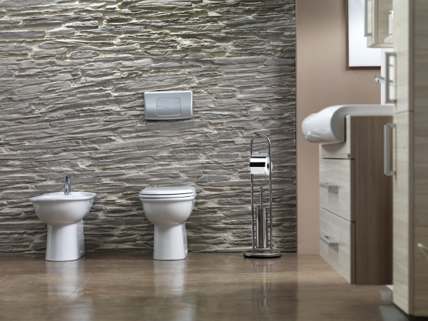 Унитаз приставной с функцией биде Creavit Selin SL350-00CB00E-0000