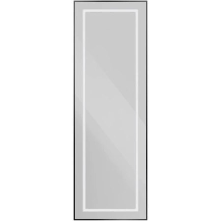 Зеркало (55х170) BelBagno Kraft SPC-KRAFT-555-1700-TCH-PIA-NERO с подсветкой