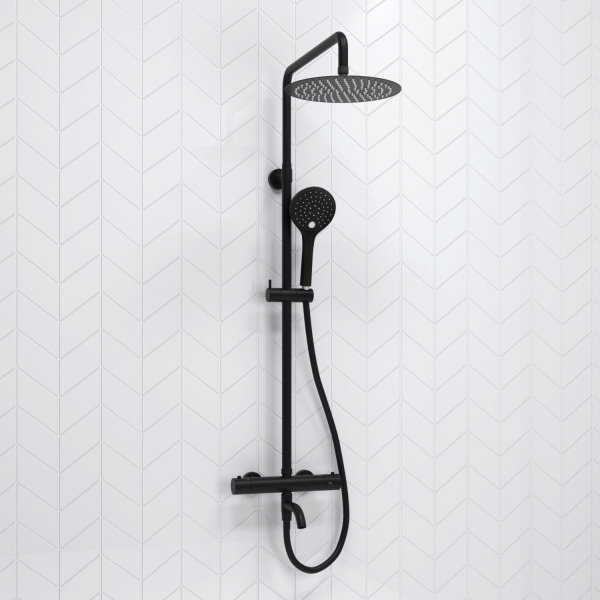 Душевая система WasserKRAFT A288.258.078.BM Thermo