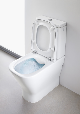 Унитаз напольный безобоковый Roca The Gap  Rimless 34273700H