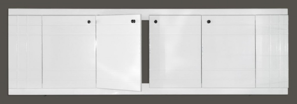 Экран под ванну Misty МДФ L=1500 белая фактурная пленка