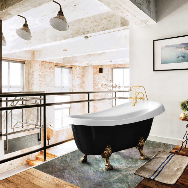 Ванна акриловая (170х75,5 )Vincea VBT-120-1700B-Cr (VBT-115)