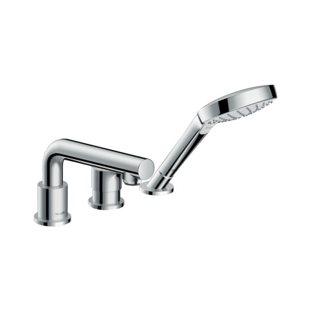 Смеситель на борт ванны на 3 отверстия Hansgrohe Talis S 72416000 хром