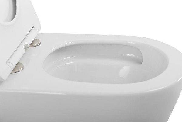 Унитаз подвесной безободковый Art&Max Tito AM2380CHRV/SC с сиденьем Микролифт