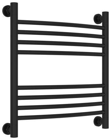 Полотенцесушитель Водяной Выгнутая Сунержа Богема + (50х50) Матовый Черный 31-0221-5050