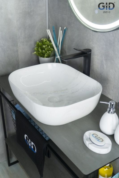 Раковина накладная (50х40) Gid K397D9