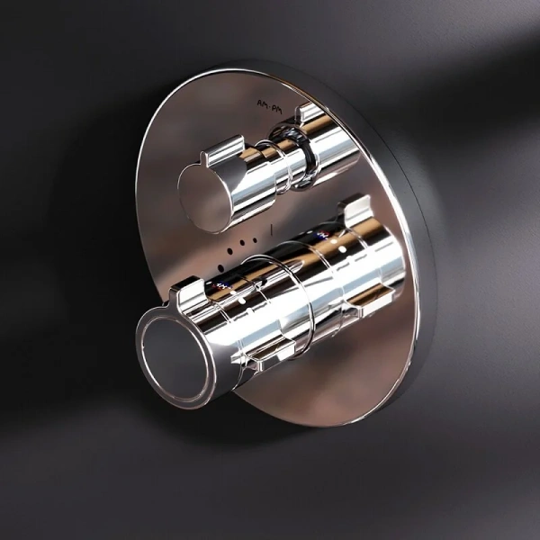 Душевой комплект термостатический с изливом Am.Pm X-Joy FT85A3RH30 хром