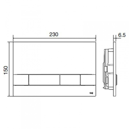 Кнопка Oli Narrow Olipure 148300
