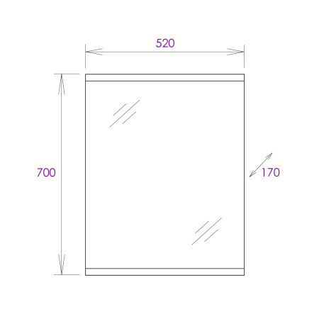 Зеркало Onika Крит 52 205211