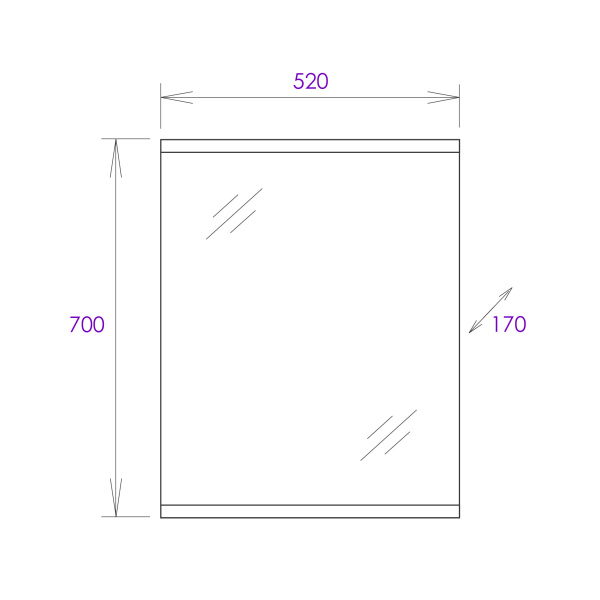 Зеркало Onika Крит 52 205211