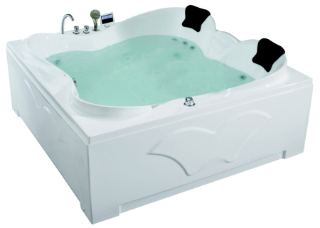 Акриловая ванна (187х187) Gemy G9089 K R с гидромассажем, правая