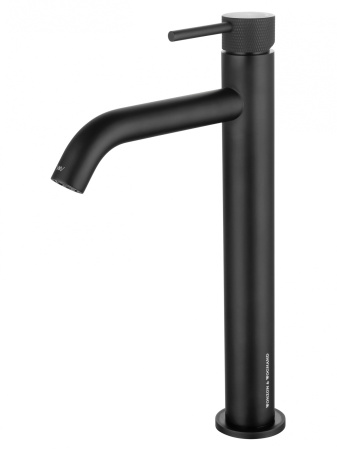 Смеситель для раковины высокий WONZON & WOGHAND, черный матовый WW-H1062-MB