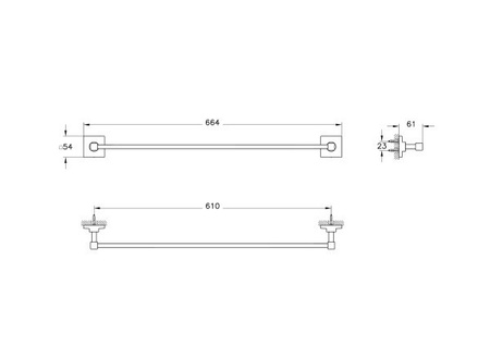 Держатель для полотенец Vitra Root A4481036