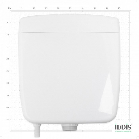 Бачок для напольного унитаза, IDDIS, ID A 102, белый