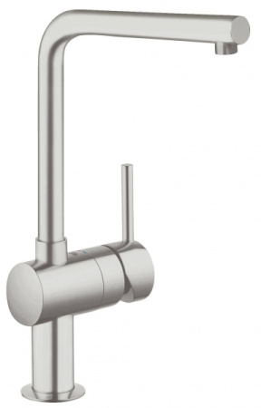 Смеситель однорычажный для мойки, 1/2" Grohe Minta 31375 DC0 (31375DC0) суперсталь