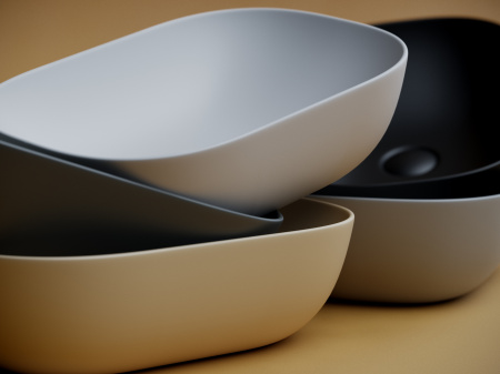 Раковина накладная (45,5х32,5) Ceramica Nova ELEMENT CN6009MDH