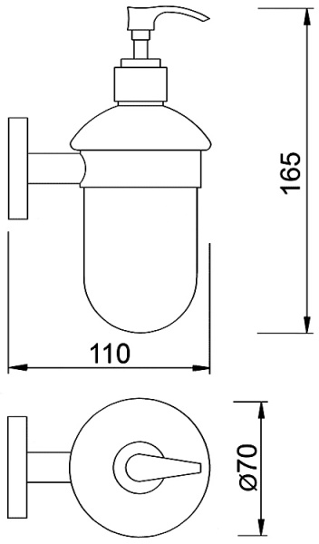 Дозатор для жидкого мыла MOFEM Fiasta 501-1022-00