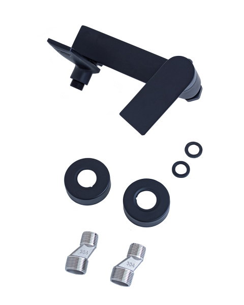 Смеситель для ванны однорычажный Orange Berni M09-100b черный