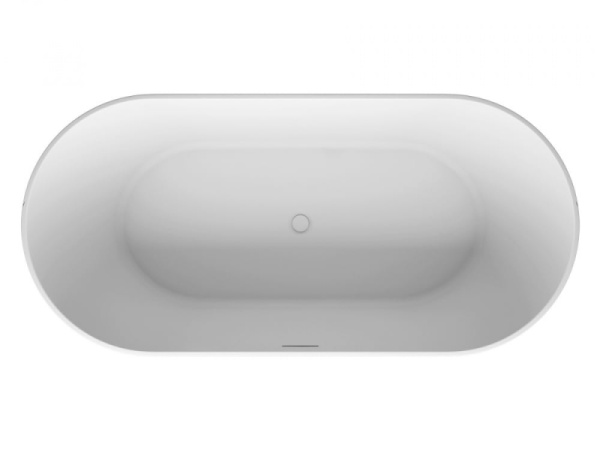 Ванна из литого мрамора ALPEN Palermo 150 в комплекте с сифоном PAL-150M Ванна из литого мрамора ALPEN Palermo 150 в комплекте с сифоном PAL-150M