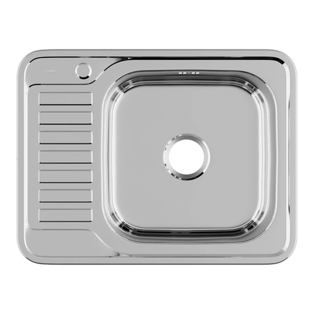 Мойка IDDIS Basic нержавеющая сталь полированная чаша справа 650*500 (BAS65PRi77)