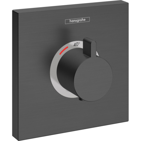 Центральный термостат Hansgrohe ShowerSelect Highflow 15760340, черный хром матовый
