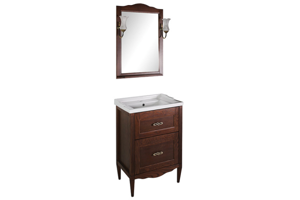 Тумба под раковину ASB-Woodline   Римини Nuovo 60 10183 (коричневый)