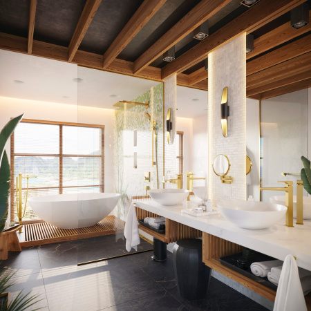 Крючок Hansgrohe AddStoris 41742990 полированное золото