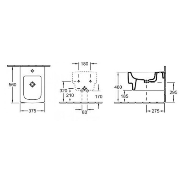 Биде подвесное Villeroy & Boch Memento 542800R2