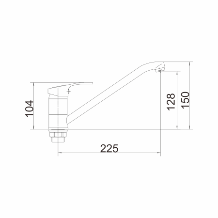 Смеситель для кухни FASHUN A4837