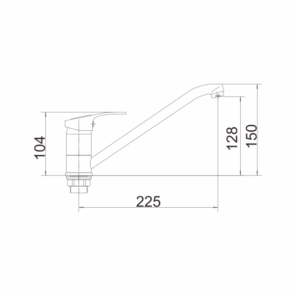 Смеситель для кухни FASHUN A4837