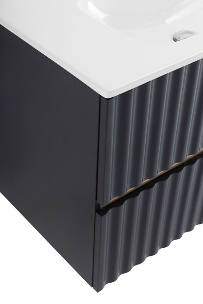 База под раковину Art&Max Еlegant AM-ELEGANT-900-2C-SO-GM-LED Серый матовый