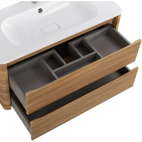 Тумба под раковину Cezares RELAX-1000-2C-SO-RC-P дуб карамельный