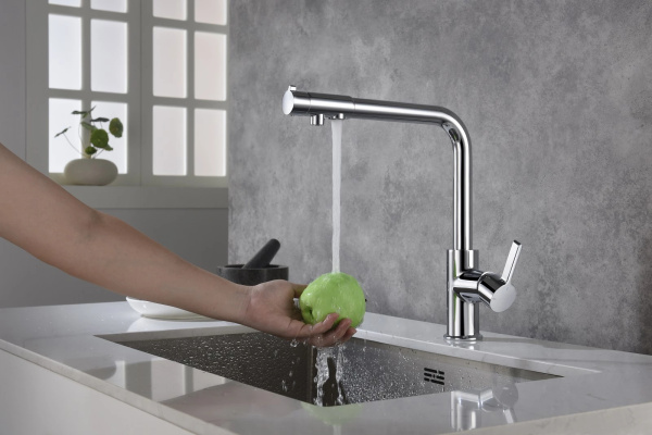 Смеситель для кухонной мойки Timo Hette 1026/00F chrome