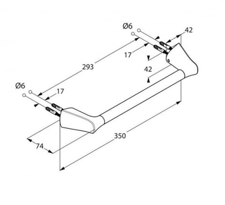 Поручень для ванны Kludi Ambienta 5398105