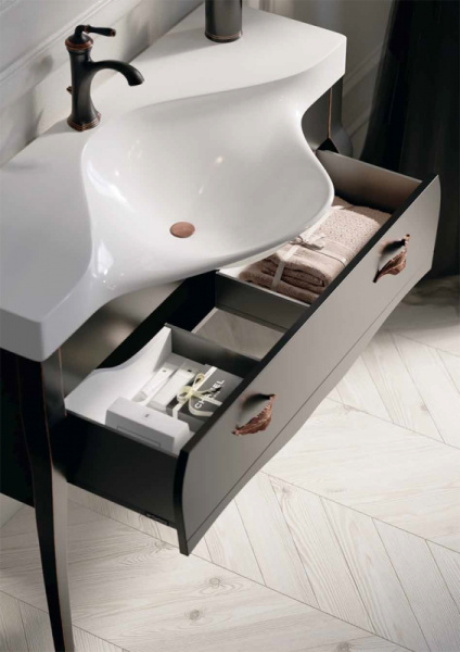 Тумба под раковину Clarberg Borgia 115 BOR0111BLK