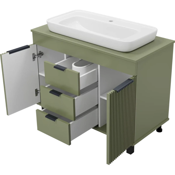 Тумба с раковиной  Brevita Enfida 100 УТ000022697