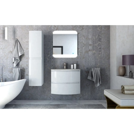 Тумба под раковину Cezares VAGUE 44220 Bianco lucido