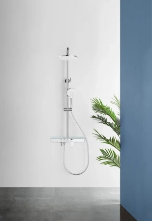 Душевая система с изливом Arrow AG3315CP хром