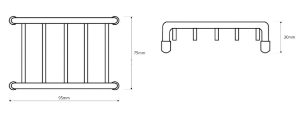 Мыльница Bemeta Cytro 104708182